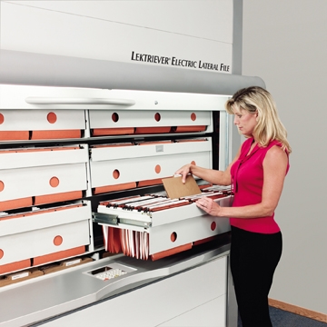 KardexRemstar, Inc. Lektriever Electric Lateral File - Lektriever Electric Lateral File by KardexRemstar, Inc. KardexRemstar, Inc. Lektriever Electric Lateral File - Lektriever Electric Lateral File by KardexRemstar, Inc.