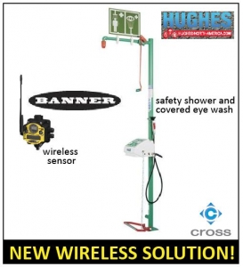 Cross Company Pairs Hughes Safety Showers And Banner Wireless Monitors Cross Company Pairs Hughes Safety Showers And Banner Wireless Monitors